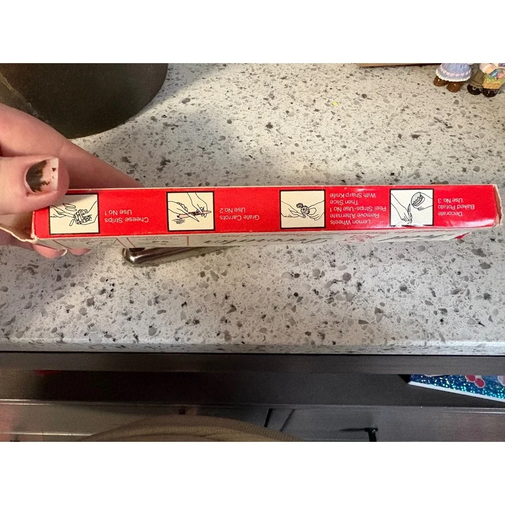 Vintage Food Decorator Knife Serrated Blade‎ Stainless Steel for Garnishes
